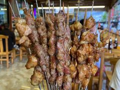 烤羊肉串-途肴·老农饭庄(百里峡店)