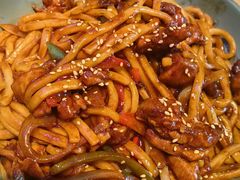 椒麻鸡炒乌冬面-魏客咖啡(中铁中心店)