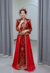 -桃子造型婚纱礼服(凤起广场店)