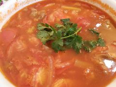 番茄牛肉汤-北戴河转鱼·炒螃蟹酱餐厅