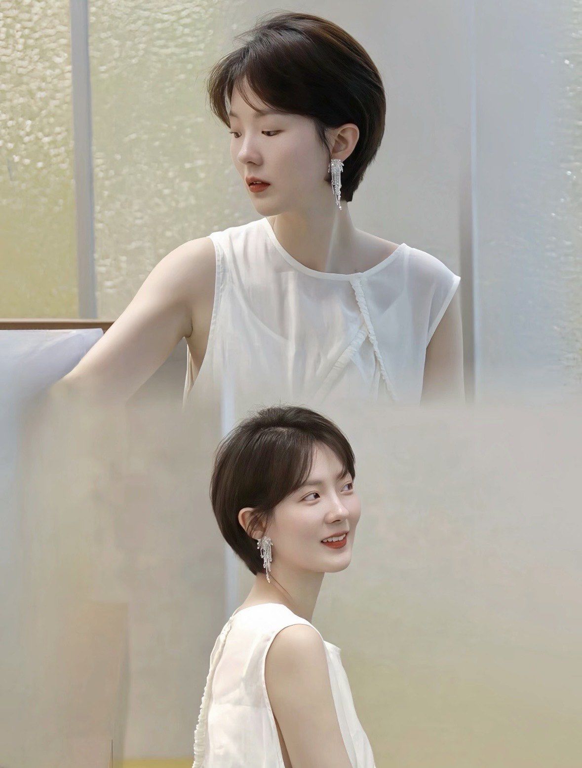 女生短发 减龄短发
不失青春本色 简