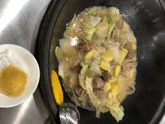 -粘豆包柴火铁锅炖