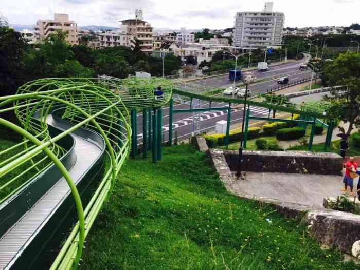 浦添大公园-"上次来冲绳包车时认识了一位老乡,在冲绳住.