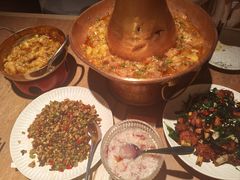 土司铜锅油焖鸡-浩海火燒雲傣家菜(芮欧百货店)