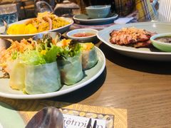 虎虾香芒米纸卷·榴莲汁-CHINCHIN 青青·泰国料理(万象食家店)