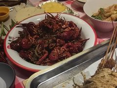 网红秘制小龙虾-在老街·淮安大排档·甜麻干煸龙虾·烧烤(河下古镇店)