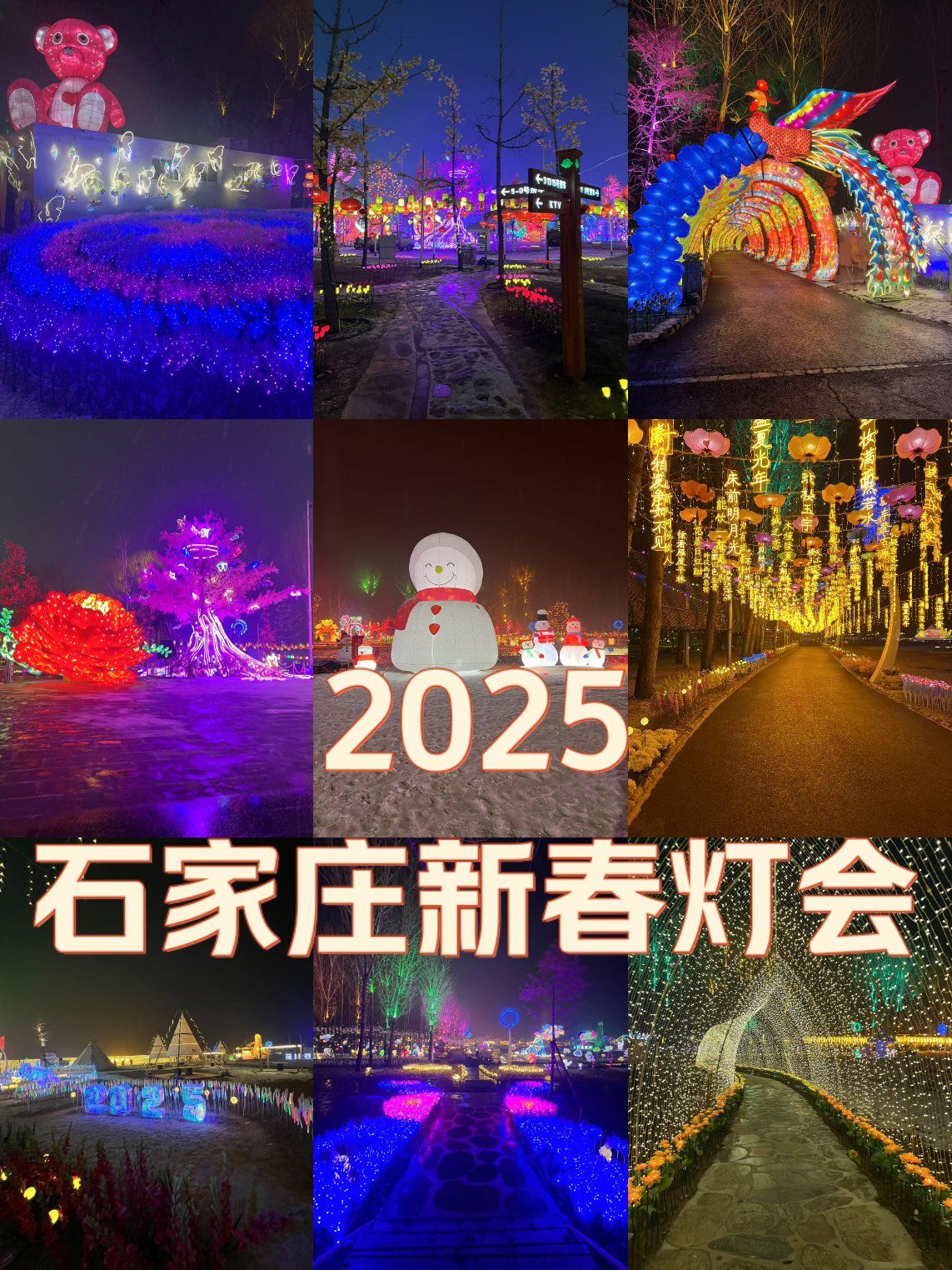 应该是石家庄最大的了吧,在这里白天玩雪,晚上观灯展,还有好看的民俗