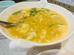 鲜虾疙瘩汤-巧克力渔家.小船海鲜家常菜(万平口店)