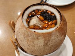 黑豆家鸡炖原只椰子汤-大唐靓汤江门私房菜(景田店)