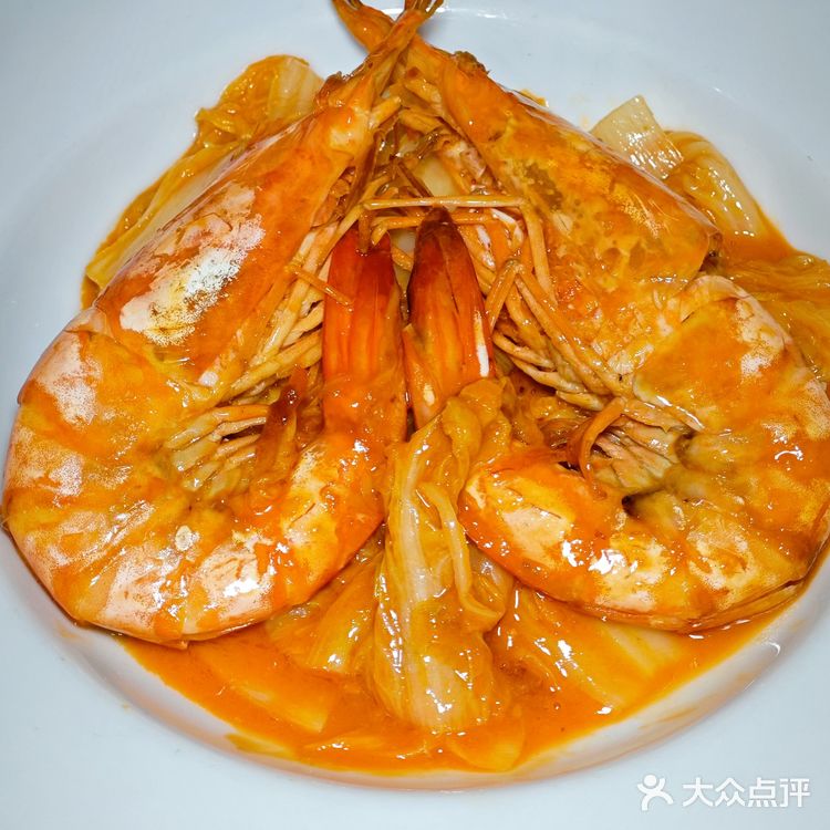 真正渤海湾海捕对虾制作，《大虾烧白菜》天花板