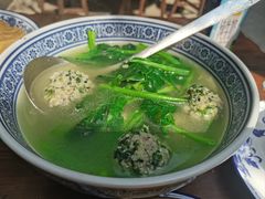 荠菜丸子-兰边碗(鼓楼店)