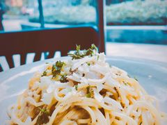 奶油培根蘑菇蛋黄意式细面-Lokal(武康路店)