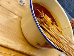 -拈签一笑黄牛肉辣卤串串