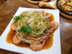 大虾烧白菜-老东镇啤酒屋海鲜加工·蒸汽海鲜·海鲜烧烤(台东店)