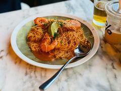 里窝那港口慢熬鲜虾浓汁天使面-The Rug Cafe(王府中环店)