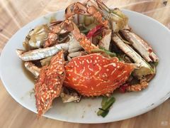 姜葱炒螃蟹-阿古海鲜大排档(青澳湾自然之门六年好店)