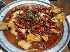 -东来菜馆•手抓海鲜家常菜•海鲜锅贴(鸽子窝店)