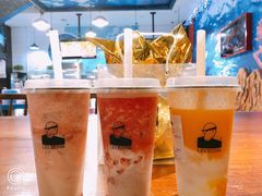 芒果厚酸酪-LELECHA乐乐茶(上海五角场万达广场店)