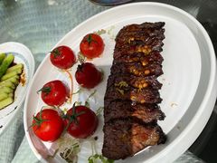 澳洲指橙配叉烧m9牛肉-T館·花园艺术餐厅