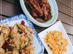 -七的湖·晚芳亭·阳澄湖农家菜·大闸蟹(莲花岛店)