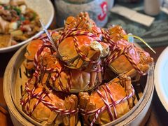 清蒸大闸蟹-军山湖云水间水上餐厅(进贤店)