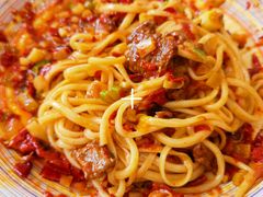 -歹歹的加个面过油肉拌面