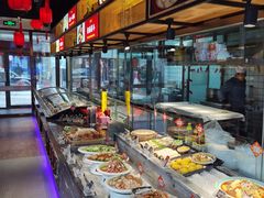 自助取餐区-渔民船说·北塘海鲜·天津菜·海肠捞饭(北塘古镇店)