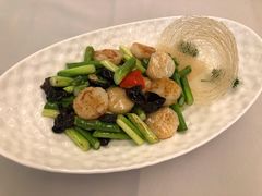 芦笋炒带子-悦湖公馆