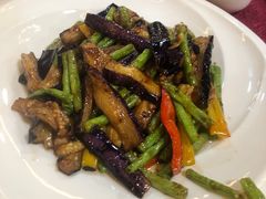 风味茄子炒豆角-金苑海鲜酒家(新港中路店)