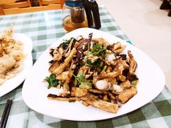 茄子拌扇贝-华圆美食