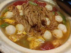 丝瓜鱼丸炖馓子-永安鱼庄·镇江菜(东吴路店)