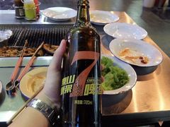 泰山原浆啤酒-马路牙子地桌烤肉(工体店)