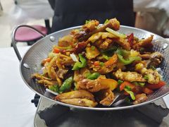 干锅手撕鸡-澎湖湾农家菜(八一路楚天府店)
