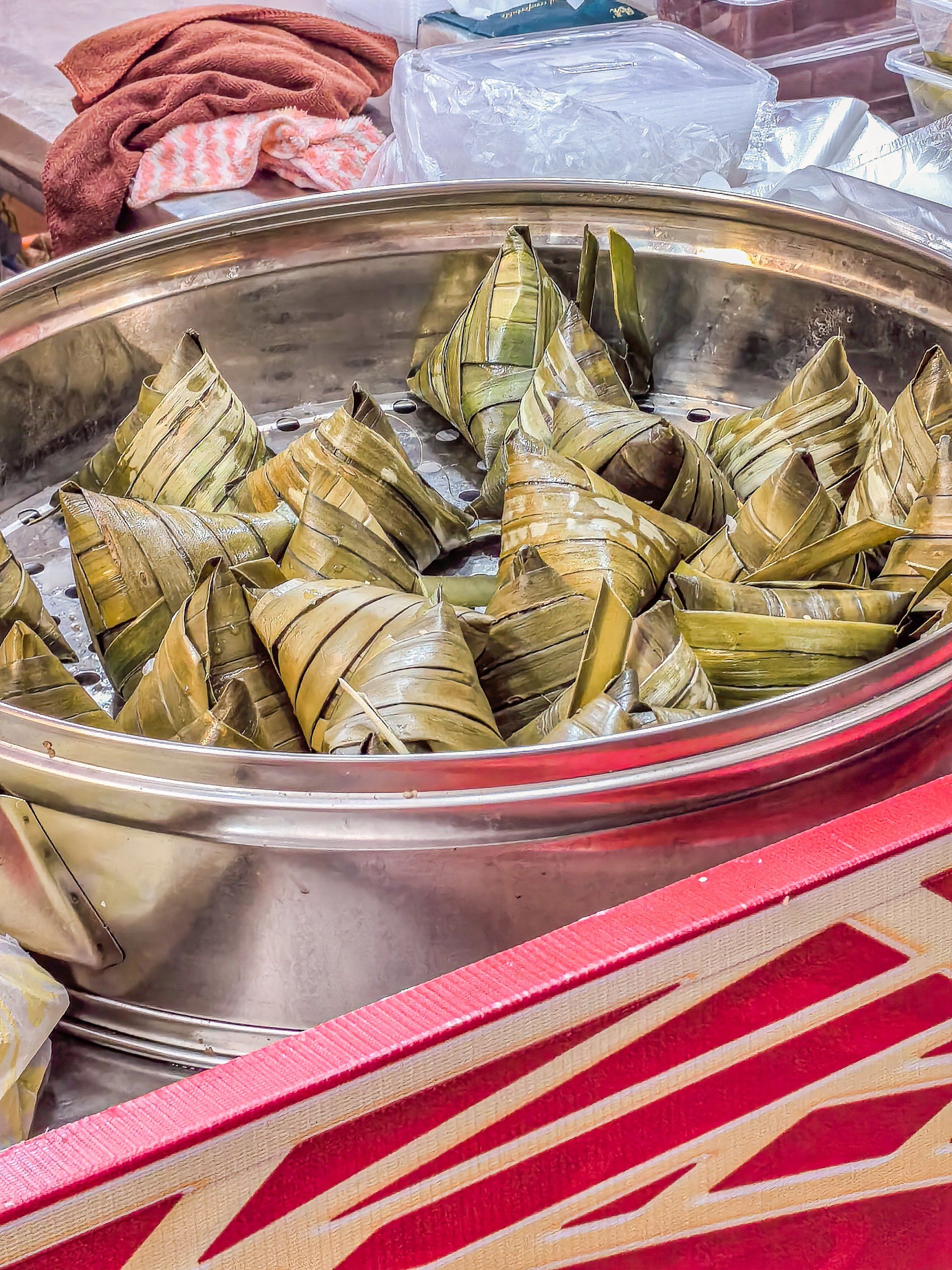 露兜叶粽子!见到了!