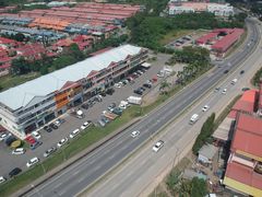 航拍-伍月花酒楼