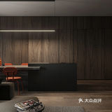 今日分享 原木灰+南瓜橙，74m²演绎大宅格调