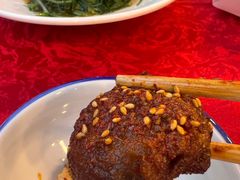特色烤油包腰子-红柳枝滩羊烧烤·非遗