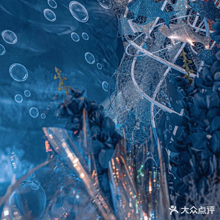 梦幻蓝色海洋风🌊在海底举办了一场婚礼