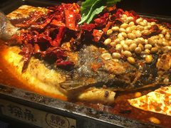 -探鱼·鲜青椒爽麻烤鱼(东城万达广场店)