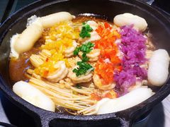 花开彩虹生焗虾仁-蜜桃花开·中西融合菜E&W(南长街店)