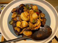 紫山茄拌扇贝-味莊·青岛菜(石老人店)