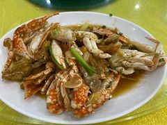姜葱炒红蟹-锐记美食店·现捞海鲜(闸坡店)
