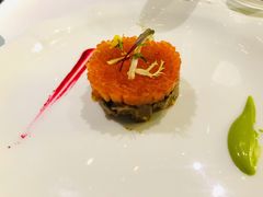 黑鱼籽酱香牛肉木瓜塔塔-王品牛排(福州泰禾店)