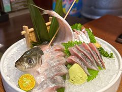 小竹莢魚生魚片-九州酒场ひこぞう(1号店)