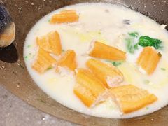鲜潭手制墨鱼滑老油条-鲜潭蒸汽石锅鱼(五道口购物中心店)