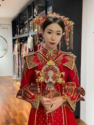 -懿沉香中式嫁衣礼服秀禾服龙凤褂马来褂旗袍总店