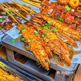 一家藏匿在十八梯对面石灰市得鲜烧烤店