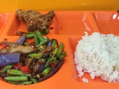 豆角烧茄子-湖南大学-第4食堂
