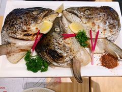 盐烧三文鱼头-喜寿司(金狮广场店)