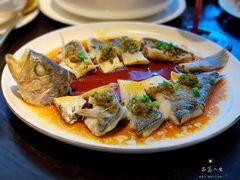 雪菜蒸黄花鱼-甄御•海鲜新青岛菜(麦岛店)